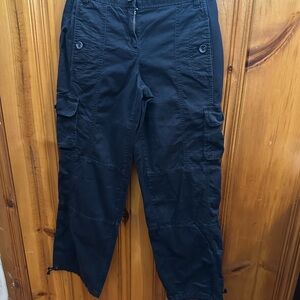 LOFT Women's Black Cargo Pants